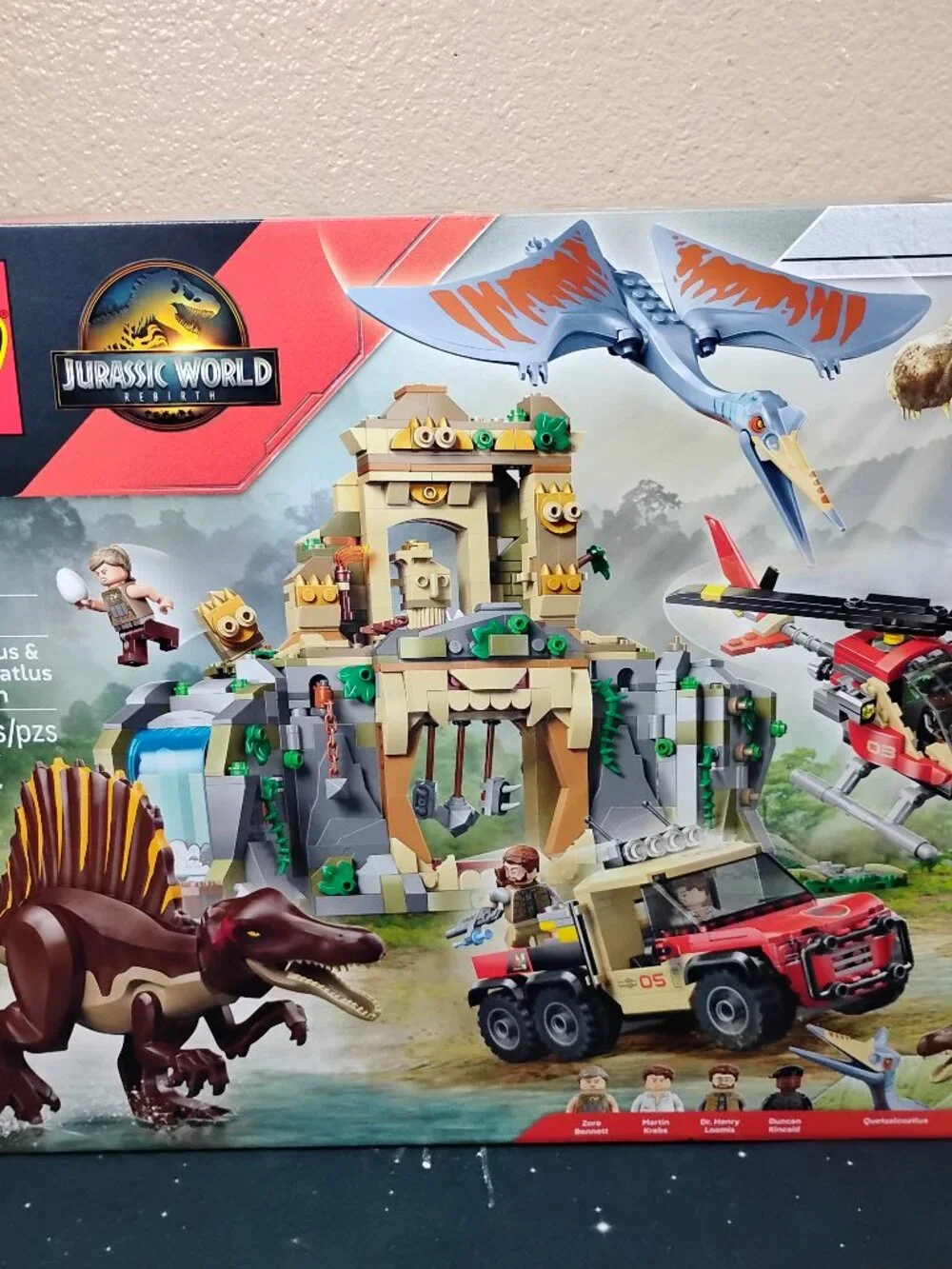 LEGO Jurassic World 76976 Spinosaurus Quetzalcoatlus Air Mission New Sealed Set